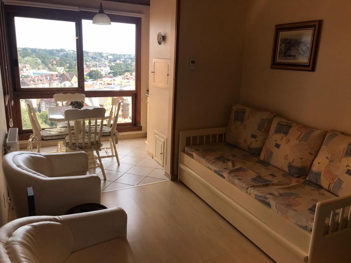 Flat Gramado Centro - Proximo Da Rua Coberta 아파트 외부 사진